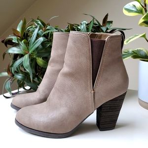 Spring Grey Ankle Booties